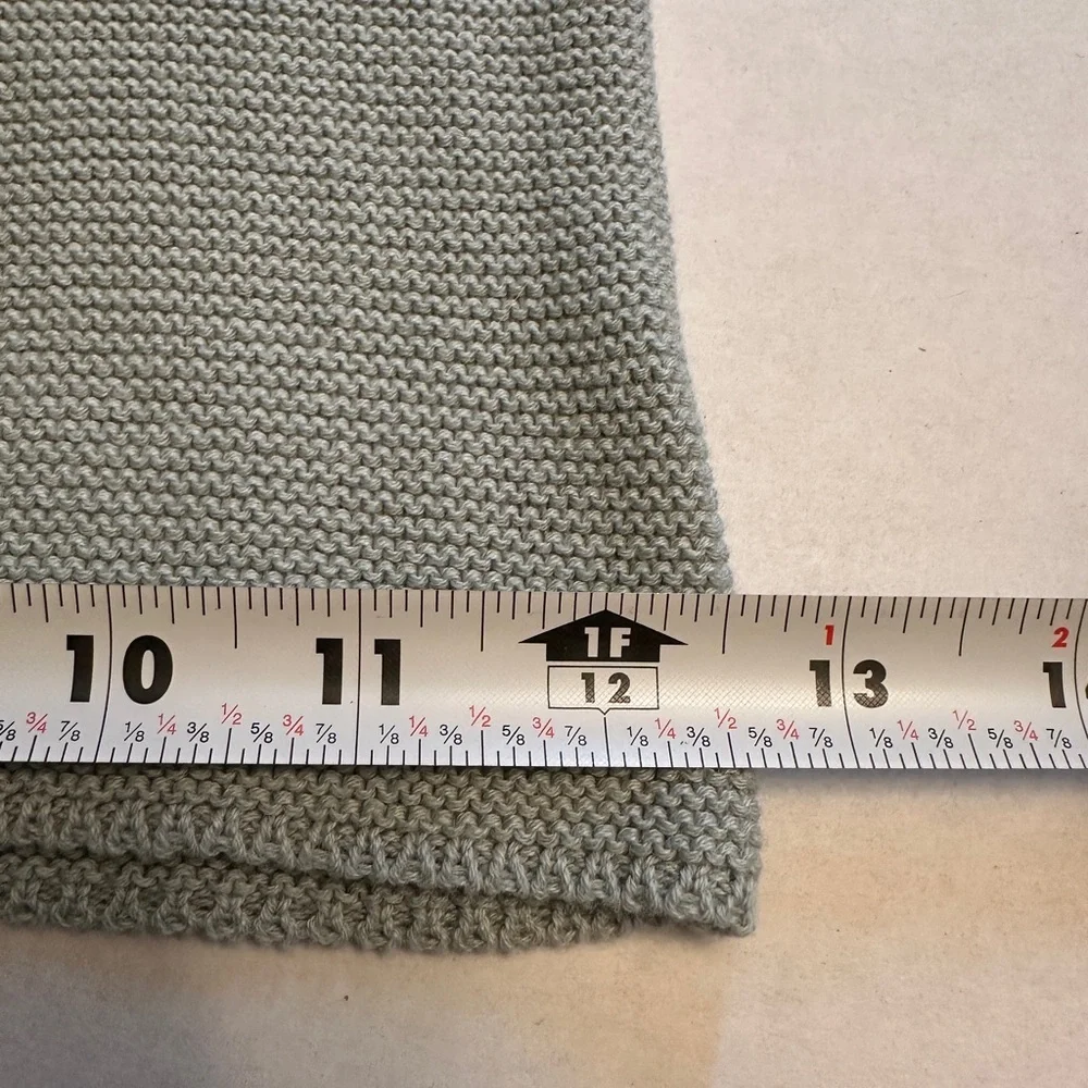 NWT The Normal Brand Helen Wide Leg Pants Size Small Sea Glass Color Waffle Knit - Picture 10 of 11